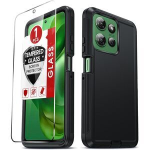 Motorola G-Power-2025 Case Heavy Duty 3 in 1 Rugged Cover